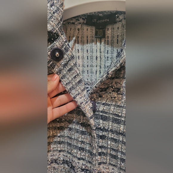 St. John tweed coat  size 4 - Picture 5 of 9